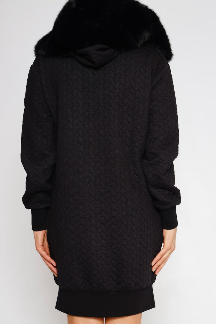 SWEATSHIRT DRESS WC6001F44701-BLACK