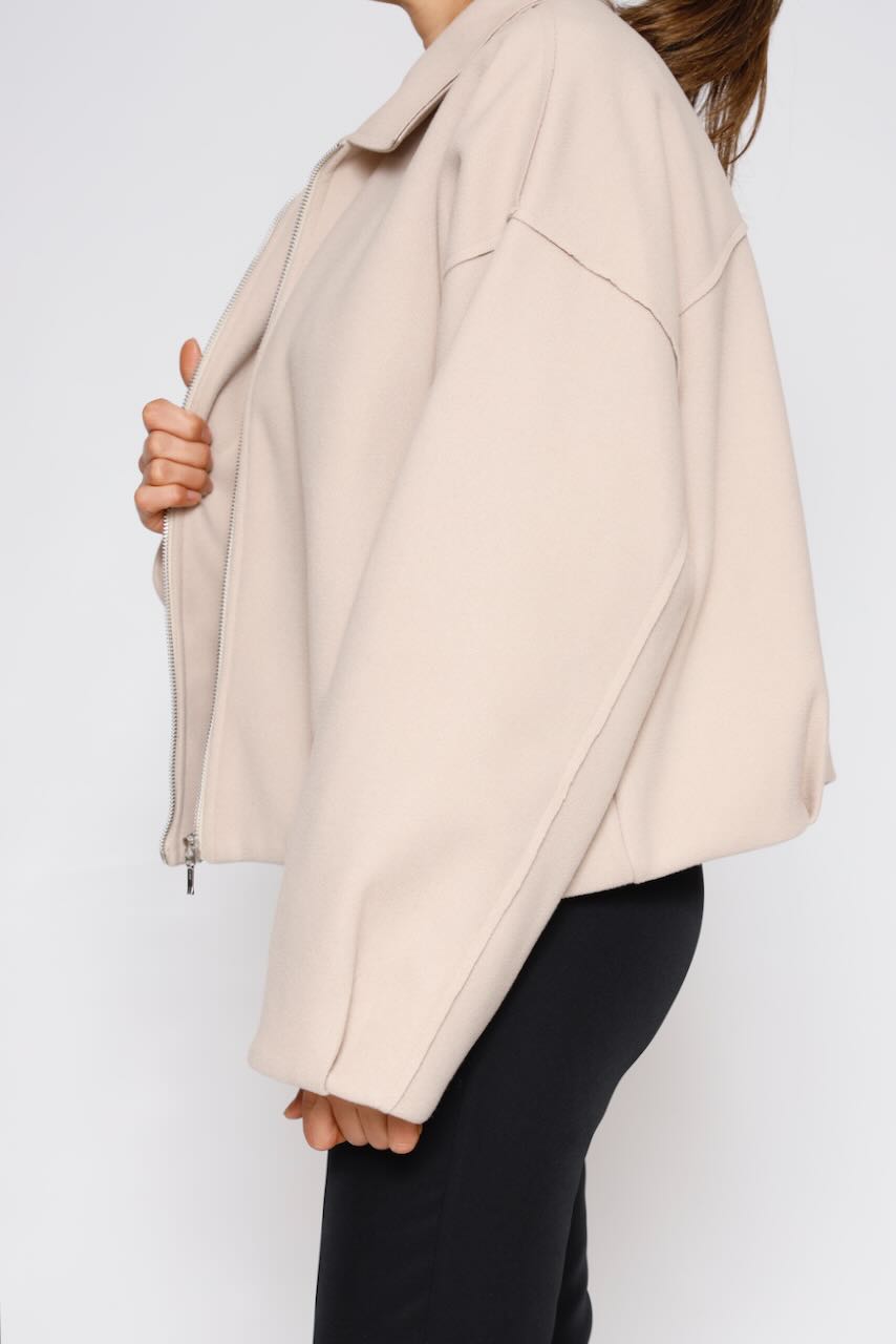 BOMBER 1014-BEIGE