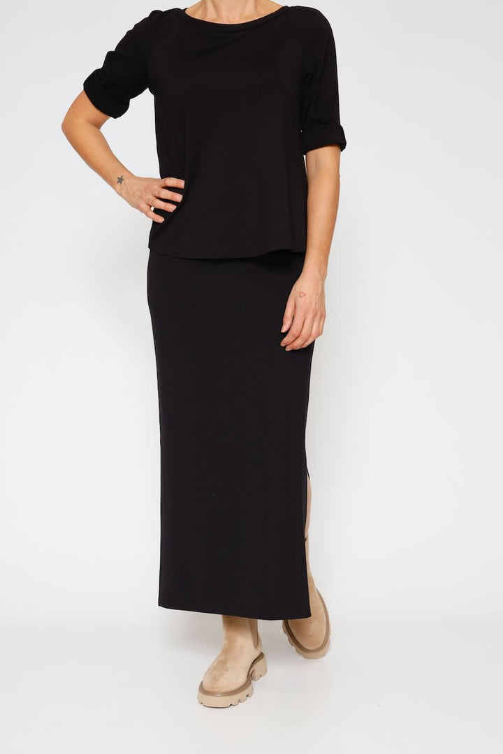 GLV6IHZ SKIRT-BLACK