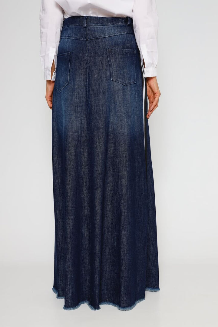 A24MF301-BLUE DENIM SKIRT