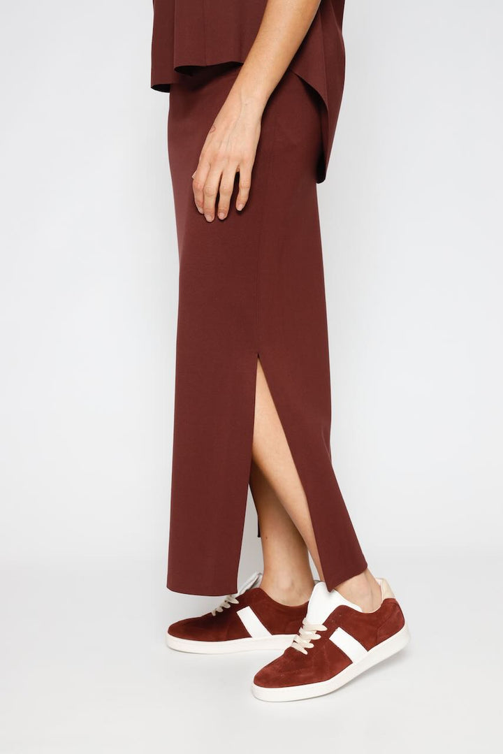 GLV6IHZ-BURGUNDY SKIRT