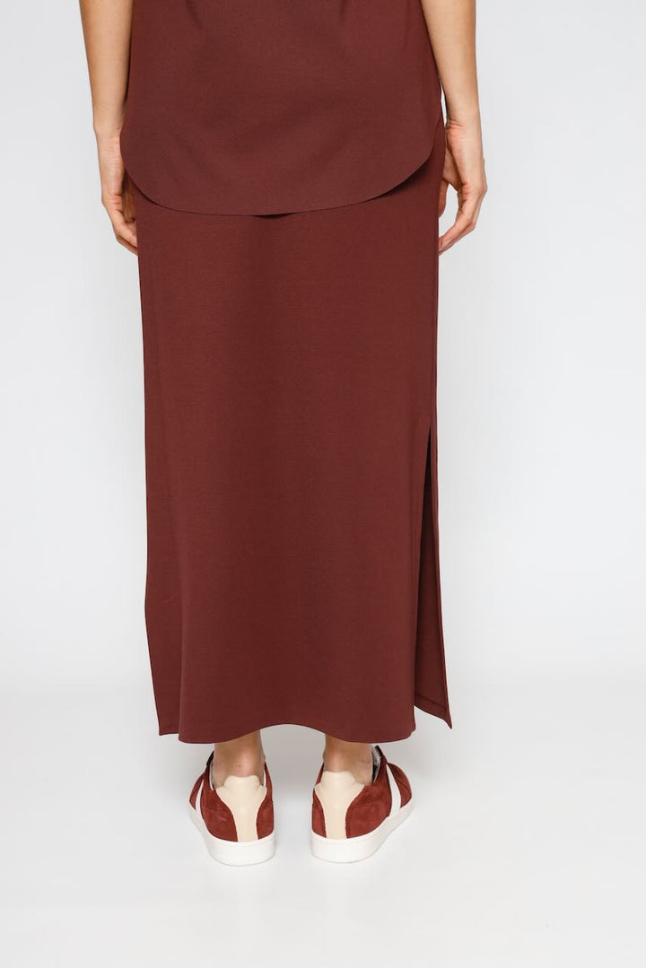 GLV6IHZ-BURGUNDY SKIRT