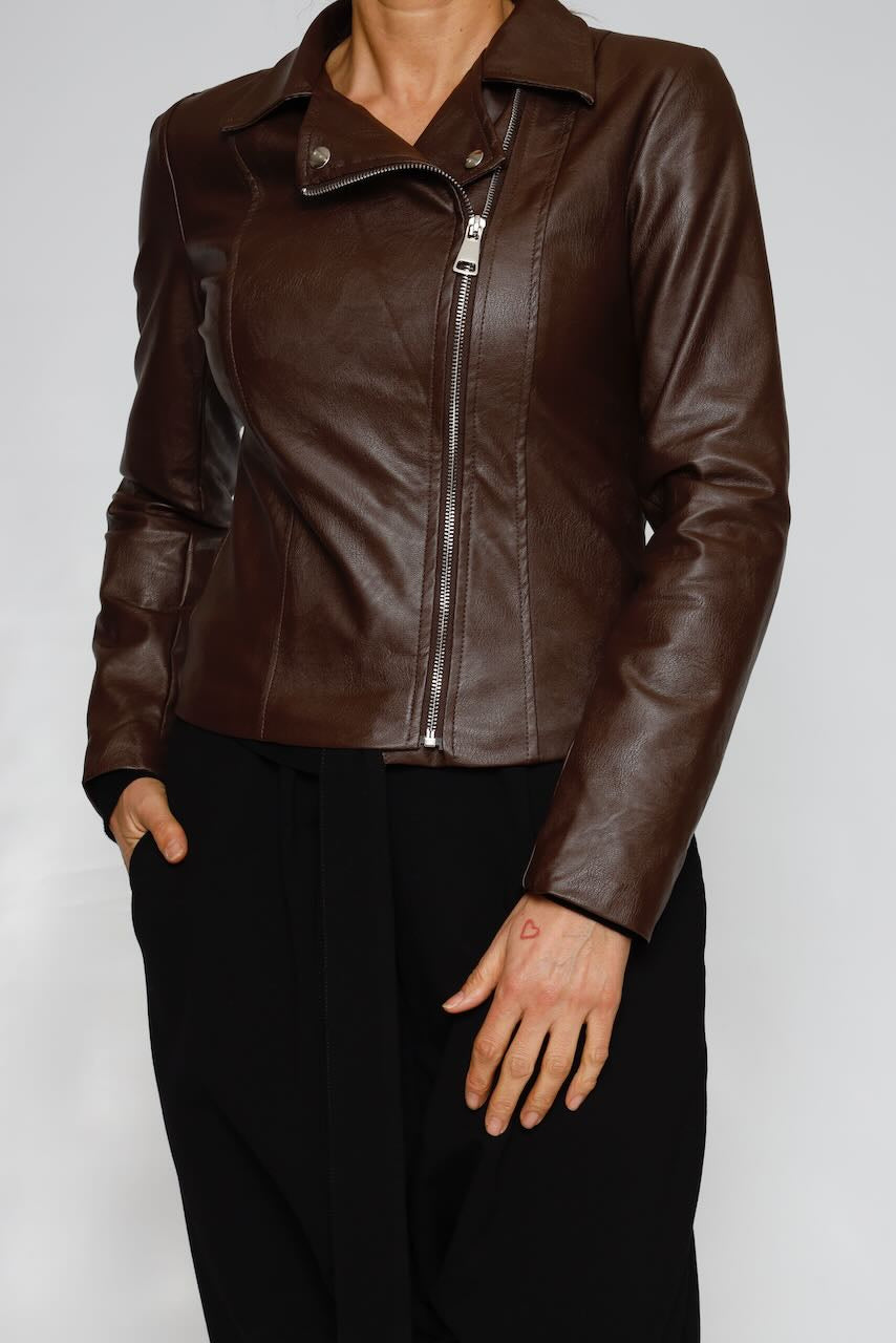 JACKET 4158-BROWN