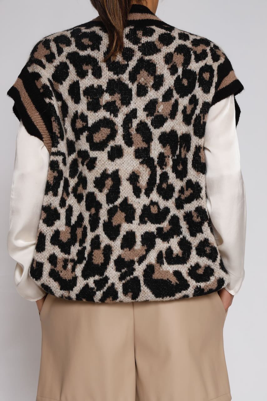 JERSEY M68888A378-ANIMAL PRINT