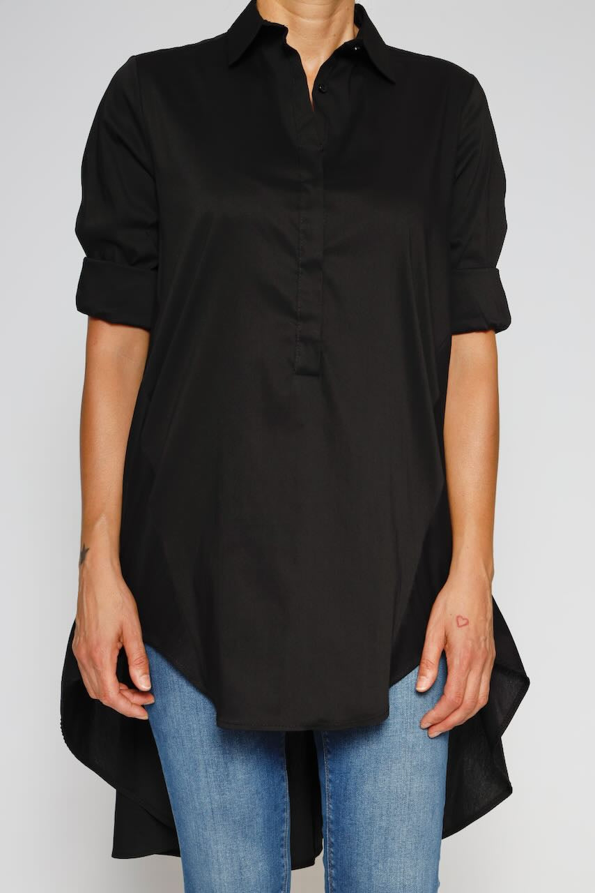 CED3FDK LONG SHIRT-BLACK