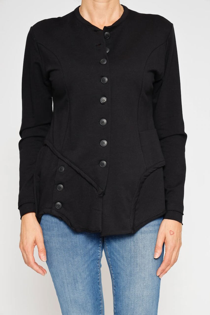 CHAQUETA BOTONES P4UU0188-NEGRO