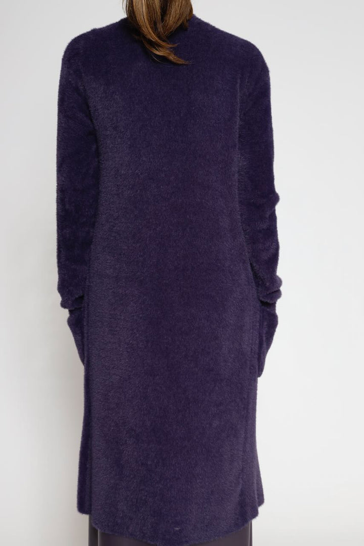 GAMBLER CARDIGAN-PURPLE