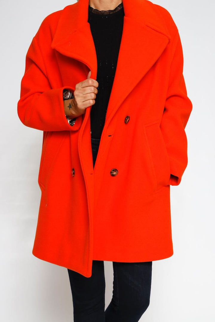 COAT BY07230-ORANGE