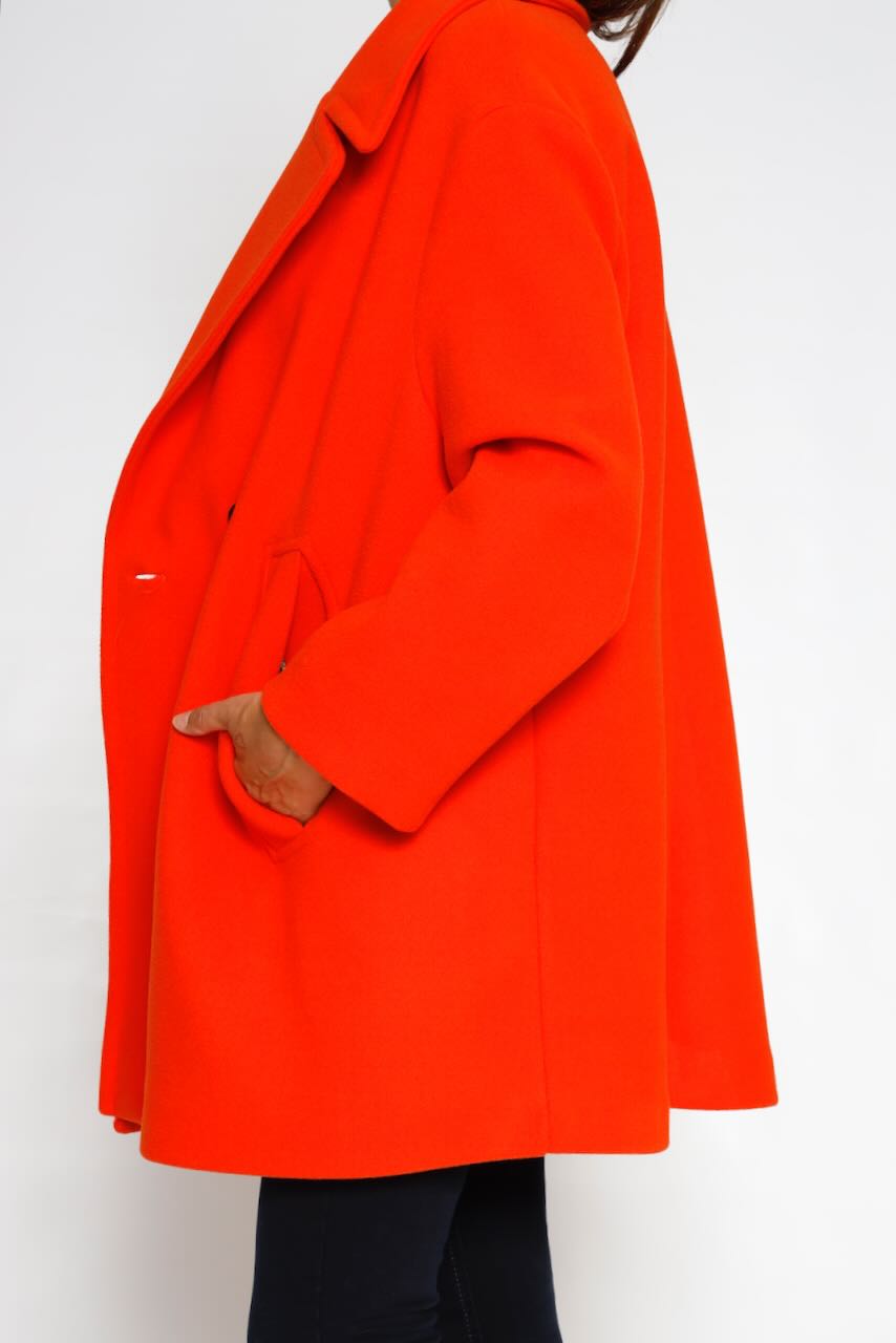 COAT BY07230-ORANGE